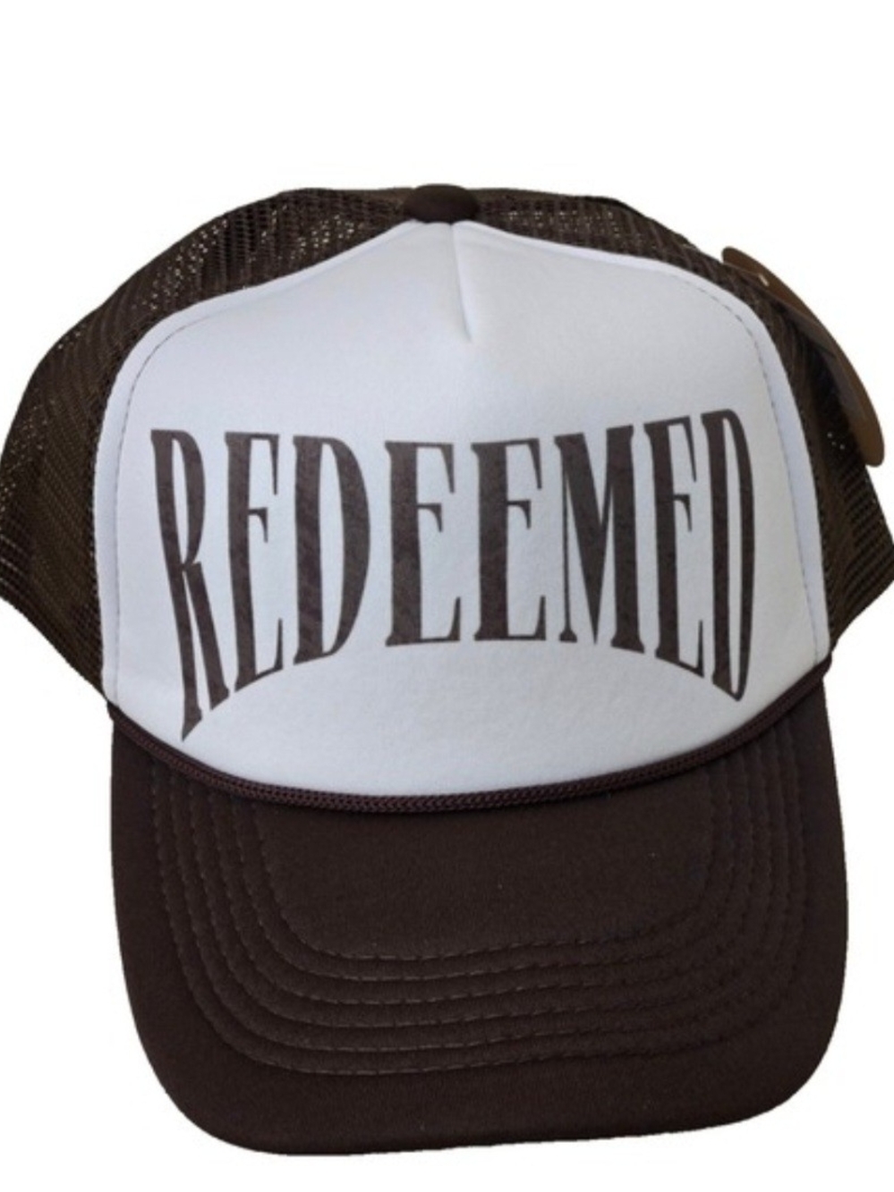 GLO Hat BUNDLE OF 8! REDEEMED Trucker Hat in White and Brown